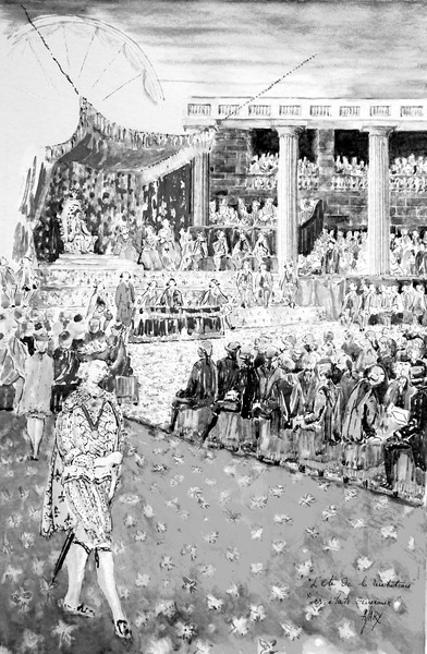 Ouverture des Etats-Généraux, salle des Menus Plaisirs, Versailles, 5 mai 1789.