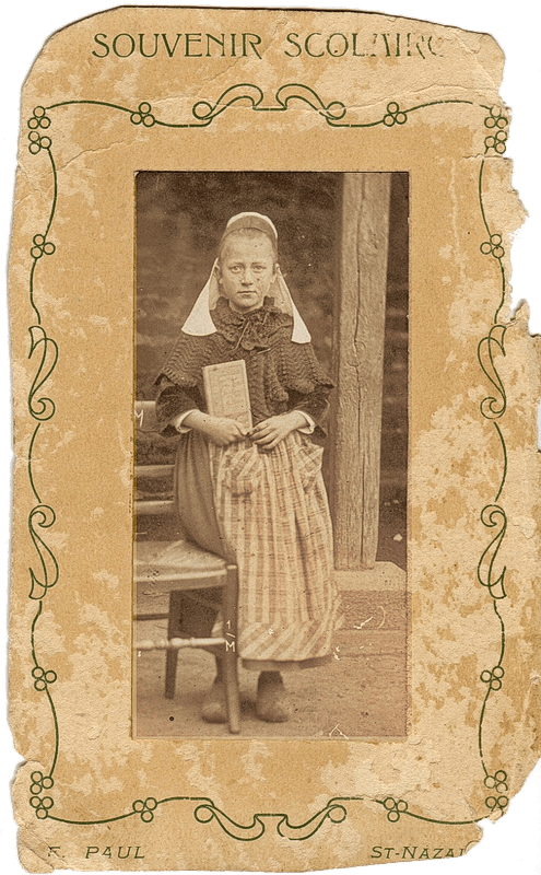 Écolière d'autrefois