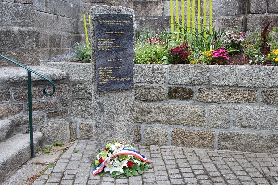 Le 30 avril 2017, inauguration de la stèle des Déportés Résistant de Trégunc
