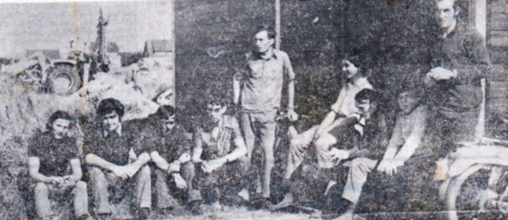 L’équipe de montage du mille clubs des jeunes autour de Jean-Yves Herlédan, Jacky Déréat et José Sancéo