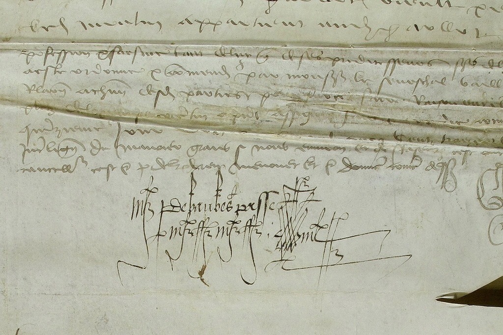 Extrait de l'autorisation de construction du moulin à marée de Pont Minaouët ( Archives Départementales de Loire Atlantique).