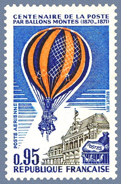 Centenaire de la Poste par ballons montés (1970-1971)