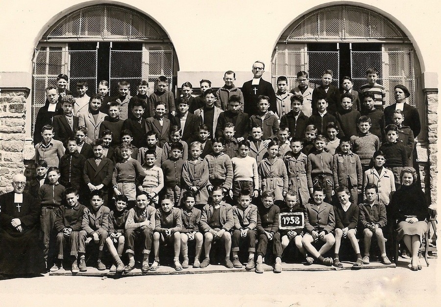 Ecole Saint-Marc à Trégunc en 1958