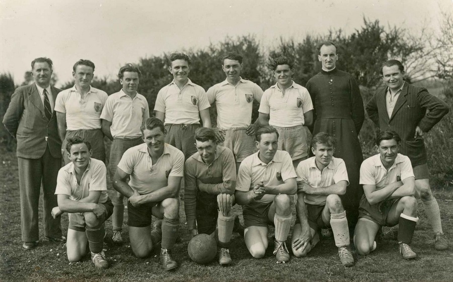 L’équipe des Lions de Saint Marc en 1947.