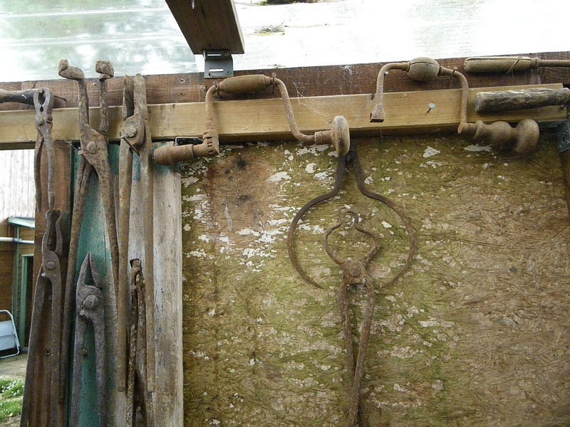Les outils de forge du forgeron Francis Briant